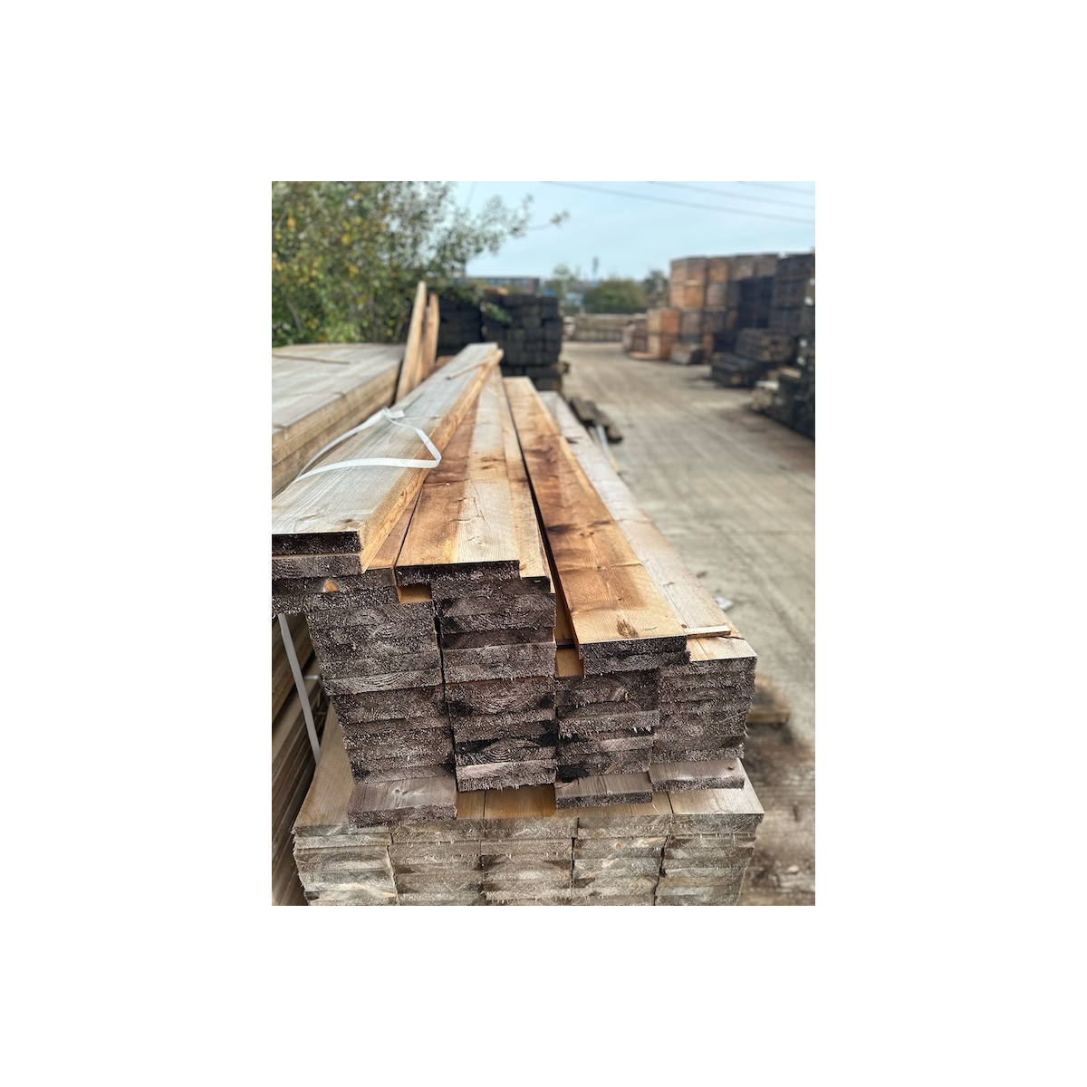 Brown Treated Unbanded Scaffold Boards/Planks Board Sizes 3000mm x