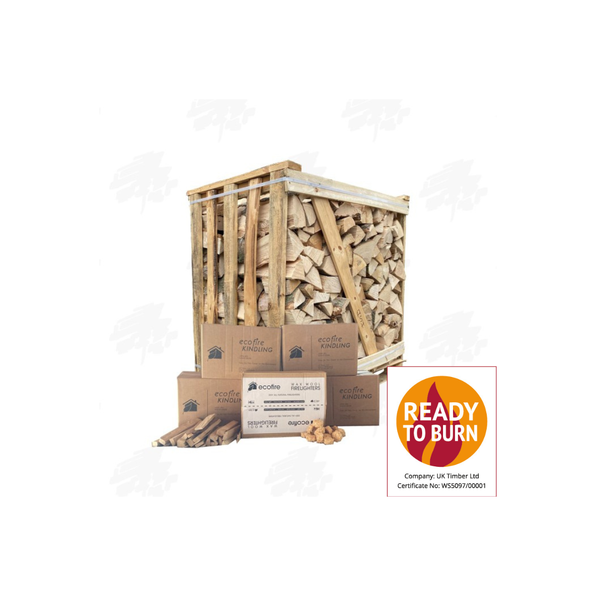 Buy Crates of KilnDried Hardwood Firewood Online Free Nationwide