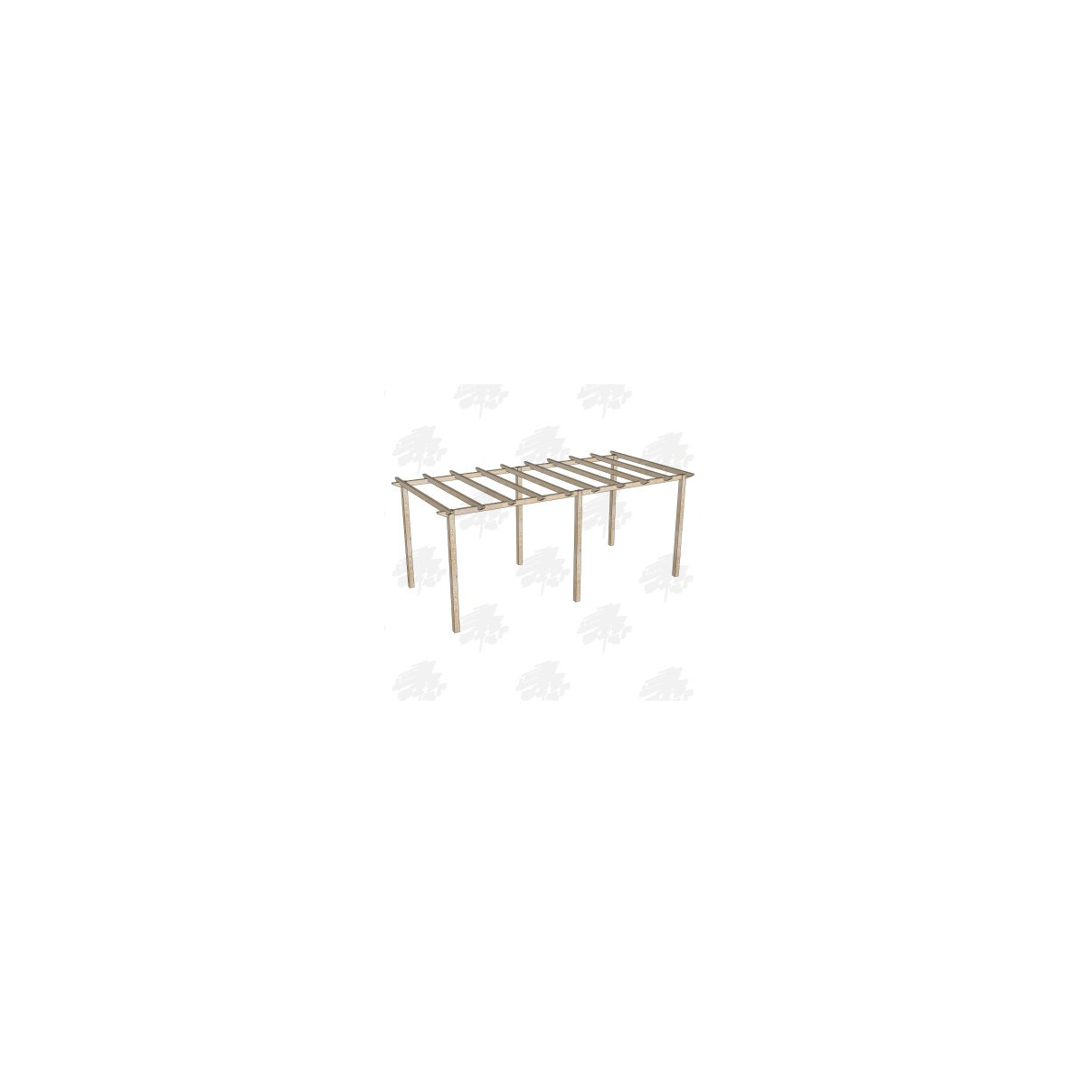 EasyFit British Larch/Douglas Fir Softwood Ultima Walkway Pergola Kit - FREE DELIVERY
