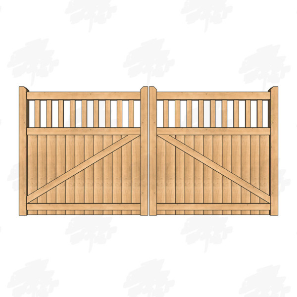 Pair of Solid European Oak...