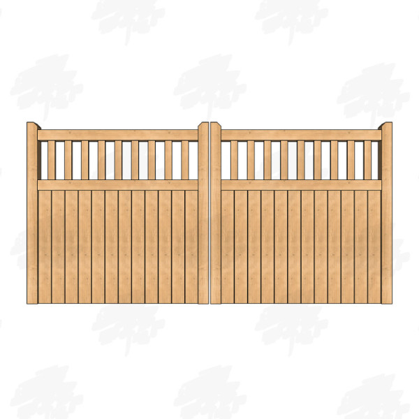 Pair of Solid European Oak...