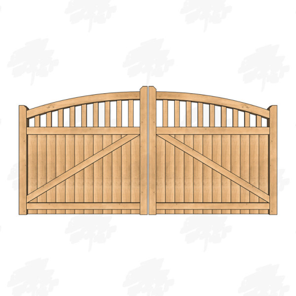 Pair of Solid European Oak...
