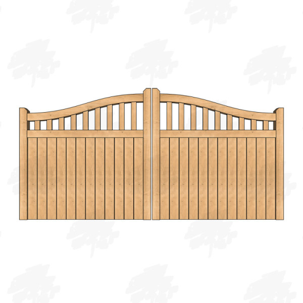 Pair of Solid European Oak...
