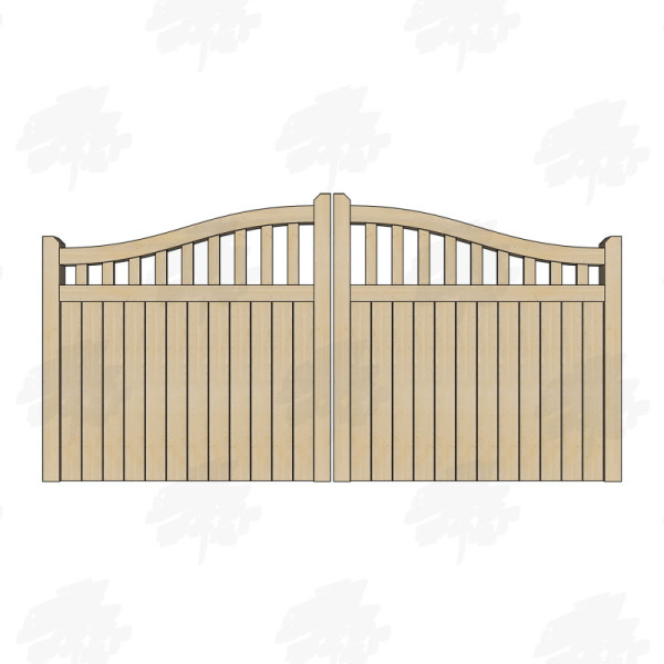 Pair of Solid Larch/Douglas...