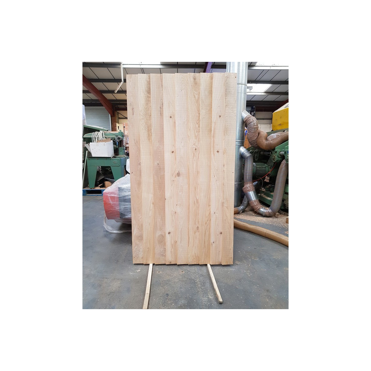 Oak Featheredge Pedestrian Gate - Front View