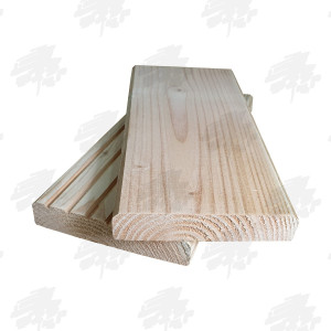 English Larch/Douglas Fir Decking Boards - Reversible