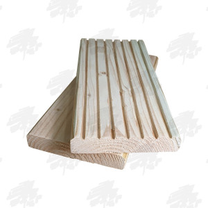 English Larch/Douglas Fir Decking Boards - Reversible