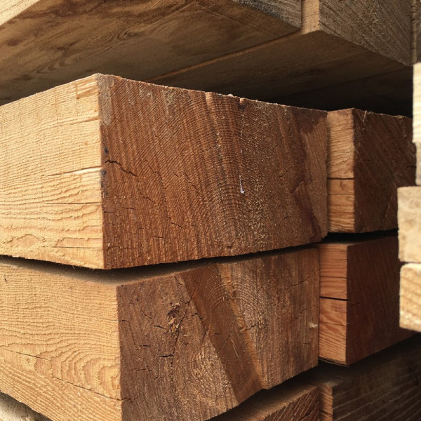 Siberian Larch Sleepers - Grain