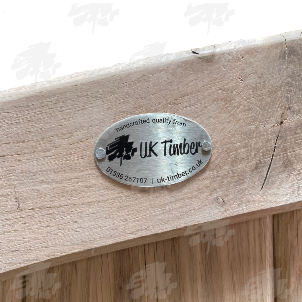 Oak Closeboard Driveway...