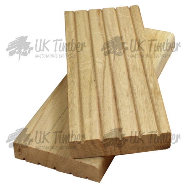 Oak Decking Boards 125 x 25mm