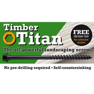 Timber Titian Wood Screws | Buy Wood Screws from the specialists at Brigstock Sawmill